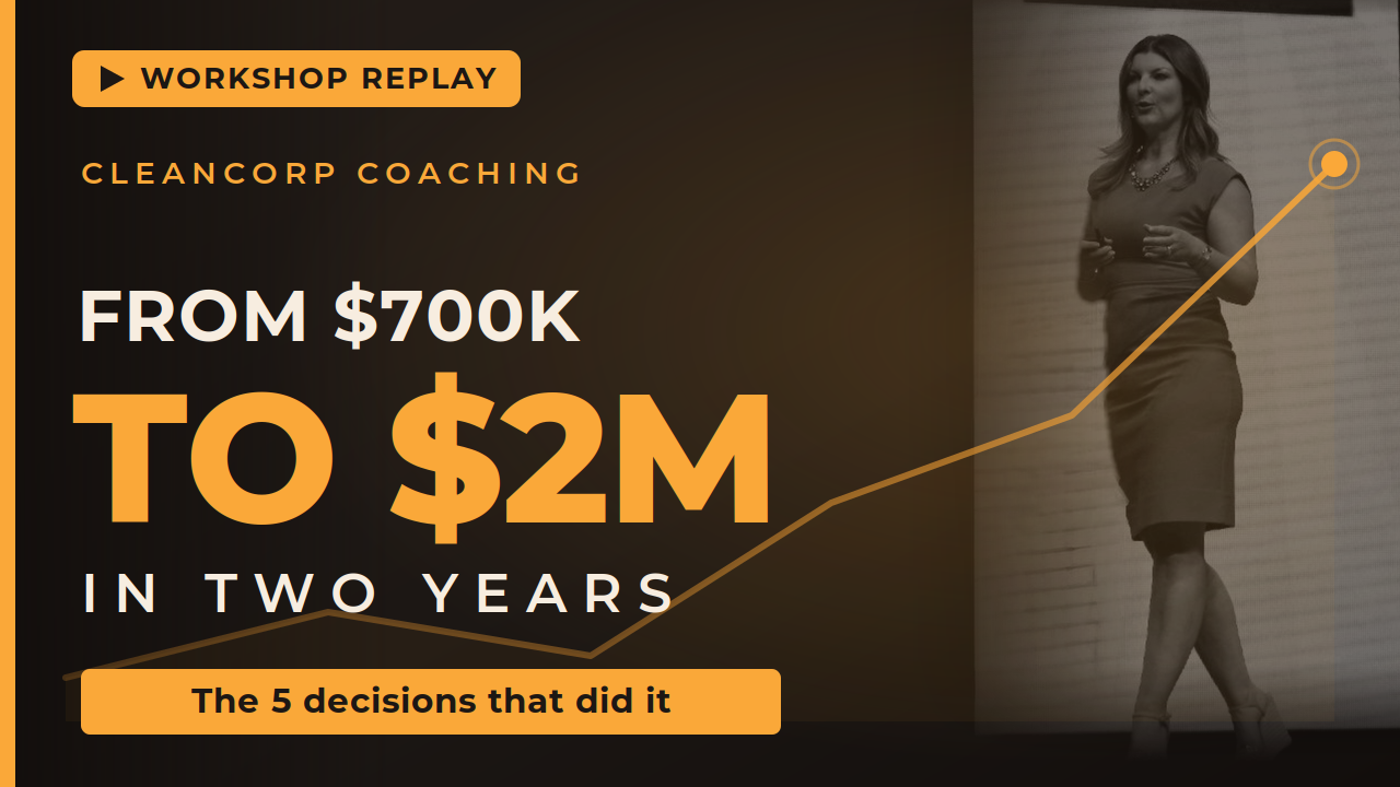 From $700k to $2M workshop replay - the 5 decisions that did it